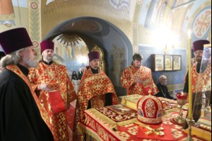 Всенощное бдение в Свято-Троицком кафедральном соборе г.Саратова