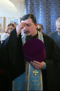 Всенощное бдение в храме Благовещения Пресвятой Богородицы г. Саратова