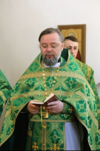 Божественная литургия в храме блаженной Ксении Петербургской г. Саратова на территории ИТК УШ-382/33