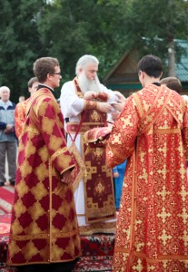 Божественная литургия в Вавиловом Доле