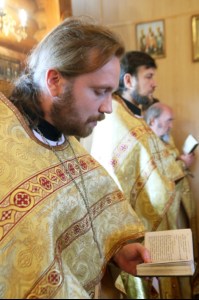 Божественная литургия в храме в честь Сретения Господня г. Саратова