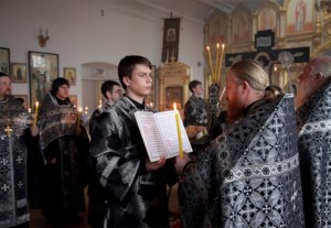 Пассия в храме в честь Рождества Христова г.Вольска