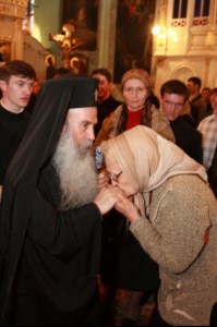Всенощное бдение в Духосошественском кафедральном соборе Саратова