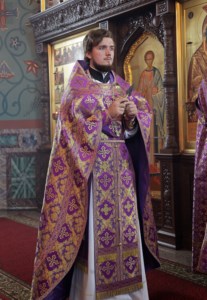 Божественная литургия в Крестовоздвиженском храме г. Хвалынска
