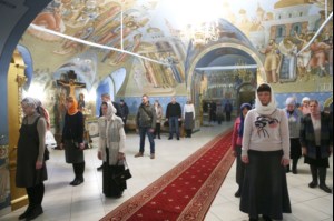 Крещальная литургия в Свято-Троицком кафедральном соборе г.Саратова