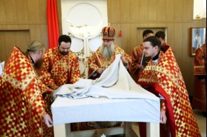 Чин Великого освящения и Божественная литургия в храме в честь Владимирской иконы Божией Матери Владимирского женского монастыря г. Вольска