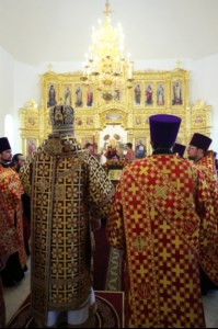 Всенощное бдение в храме во имя святого апостола и евангелиста Иоанна Богослова г.Саратова