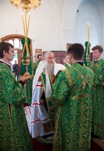 Всенощное бдение в Свято-Сергиевском женском монастыре с. Алексеевка Базарно-Карабулакского района