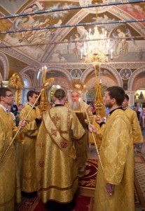 Всенощное бдение в Свято-Троицком кафедральном соборе г.Саратова