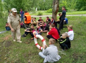В лагере «Солнечный» прошел День МЧС