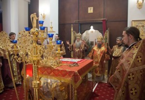 Божественная литургия в Свято-Алексиевском женском монастыре г. Саратова