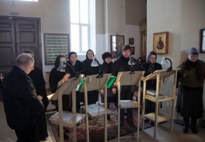 Великое повечерие с чтением канона преподобного Андрея Критского в Свято-Троицком кафедральном соборе г. Вольска