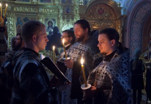 Пассия в Свято-Троицком кафедральном соборе г.Саратова