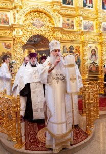 Всенощное бдение в Свято-Троицком кафедральном соборе г. Саратова