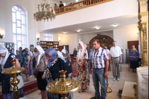 Всенощное бдение в храме в честь Казанской иконы Божией Матери г.Саратова