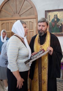 Божественная литургия в храме во имя святых первоверховных апостолов Петра и Павла г. Аткарска