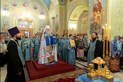 Всенощное бдение в Покровском храме г. Саратова