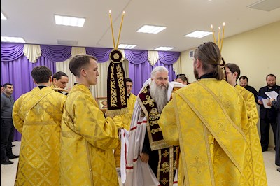 Митрополит Лонгин освятил новое здание детского сада в Татищево