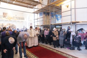 Божественная литургия в Свято-Никольском мужском монастыре г. Саратова