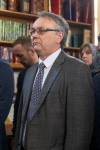 Литургия Преждеосвященных Даров, малое повечерие и утреня Великого Четвертка на Архиерейском подворье — в храме во имя святых равноапостольных Мефодия и Кирилла при СГУ