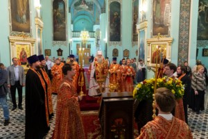 Всенощное бдение в храме Сошествия Святого Духа г. Саратова