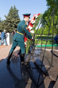 Заупокойная лития на Воскресенском кладбище г. Саратова
