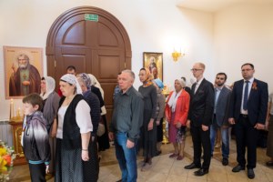 Божественная литургия в храме святого благоверного князя Александра Невского г. Саратова