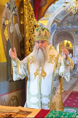 Божественная литургия в Свято-Троицком кафедральном соборе г. Саратова