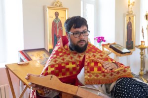 Божественная литургия в храме в честь Воскресения Христова с. Ивано-Языковка Аткарского района