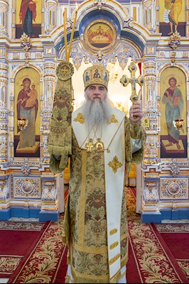Божественная литургия в Петропавловском храме г. Аткарска