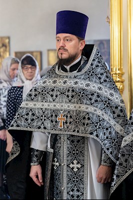 Литургия Преждеосвященных Даров в храме в честь Покрова Пресвятой Богородицы г. Покровска (Энгельса)