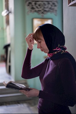 Великое повечерие с чтением канона преподобного Андрея Критского в храме Сошествия Святого Духа г. Саратова