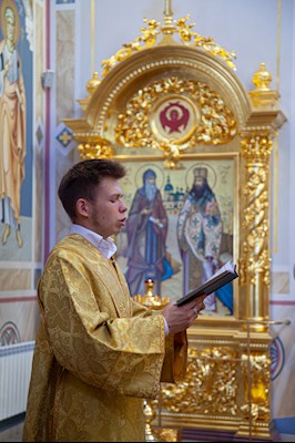 Всенощное бдение в Свято-Троицком кафедральном соборе г. Саратова