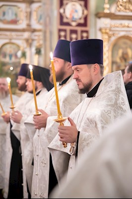 Всенощное бдение в Покровском соборе г. Саратова