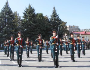 Священник поздравил курсантов с принятием военной присяги