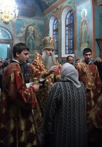 Всенощное бдение в Крестовоздвиженском храме г. Хвалынска