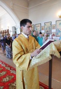 Всенощное бдение в храме в честь Рождества Христова города Вольска