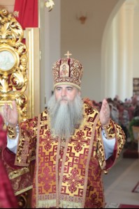 Божественная литургия в Свято-Троицком кафедральном соборе города Вольска
