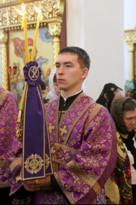 Божественная литургия в храме великомученика Георгия Победоносца г. Саратова