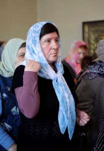 Вечерня в соединении с Божественной литургией свт. Иоанна Златоуста в храме в честь Благовещения Пресвятой Богородицы г.Вольска