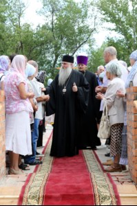 Чин основания храма во имя апостола и евангелиста Иоанна Богослова в Октябрьском районе города Саратова