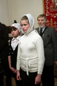 Божественная литургия в храме в честь иконы Божией Матери «Скоропослушница» г.Шиханы Вольского района
