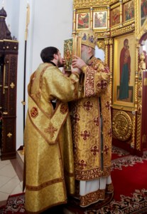 Божественная литургия в Свято-Иоанновском женском монастыре села Алексеевка Хвалынского района