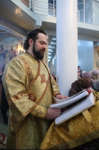 Божественная литургия в храме во имя Всех Святых, в земле Российской просиявших г. Саратова