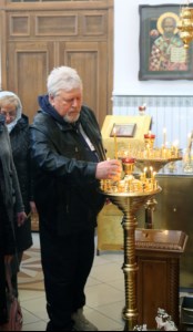 Божественная литургия в храме во имя святого равноапостольного великого князя Владимира г. Саратова