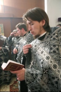 Литургия Преждеосвященных Даров в храме во имя святителя Тихона, Епископа Воронежского, Задонского чудотворца г.Саратова