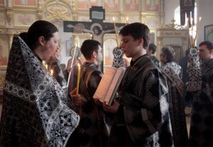 Пассия в храме в честь Рождества Христова г.Вольска