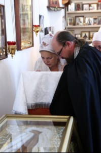 Божественная литургия в Спасо-Преображенском мужском монастыре г. Саратова