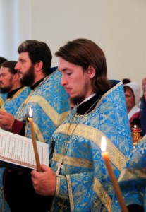 Всенощное бдение с чином Погребения Божией Матери в Свято-Троицком кафедральном соборе г. Вольска