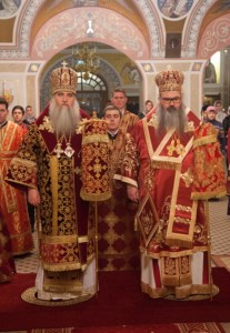 Всенощное бдение в Свято-Троицком кафедральном соборе г.Саратова